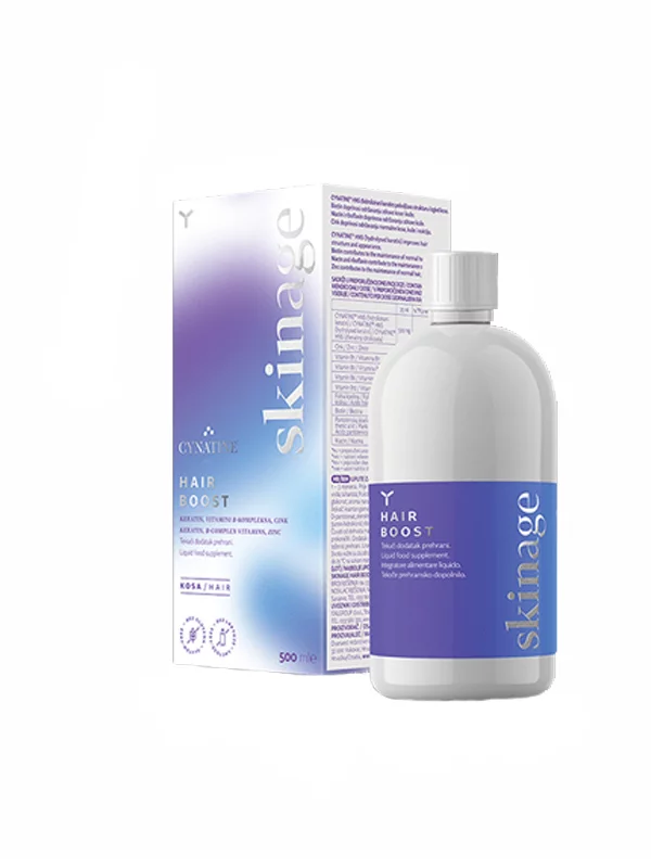 Skinage Hair boost dodatak prehrani s keratinom - 500ml yasenka