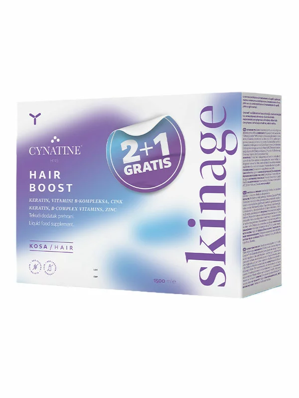 Skinage Hair boost dodatak prehrani 2+1 gratis naranča - 500ml yasenka
