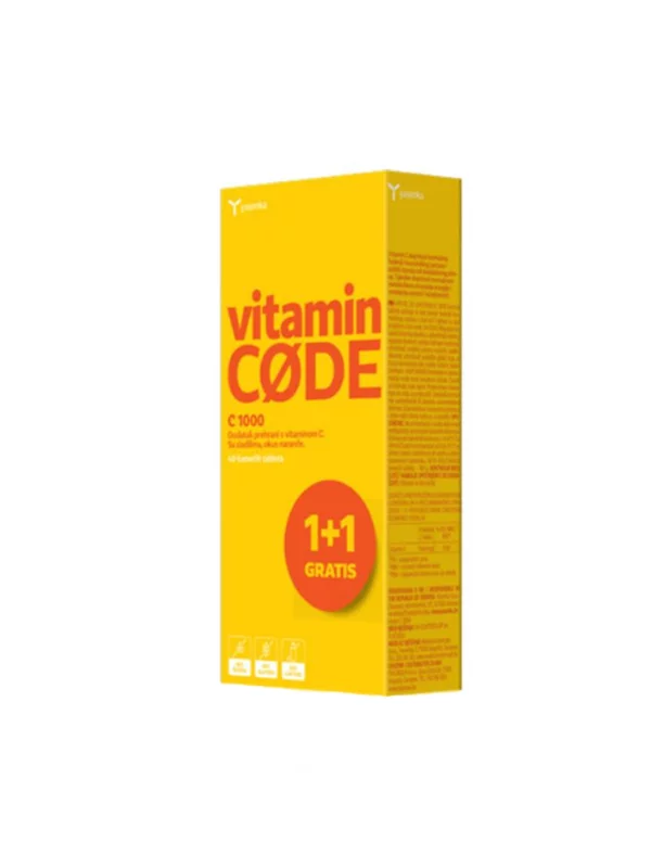 Vitamin C šumeće tablete 1+1 gratis naranča - 40kom yasenka