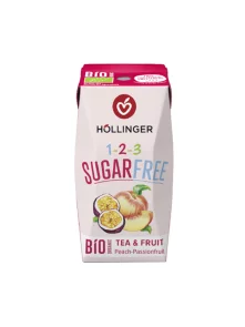 Hollinger organski voćni napitak od breskve i marakuje Bez šećera u tetrapak od 300ml