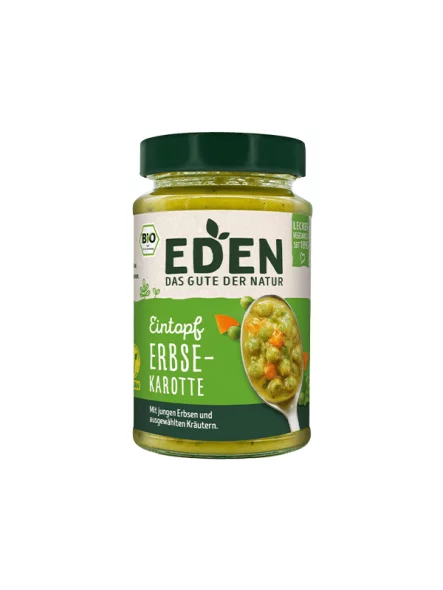 Varivo od graška i mrkve - Organsko 400g Eden