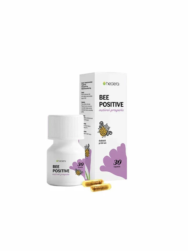 Propolis i pčelinja pelud Bee Positive - 30 kapsula hedera