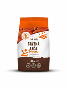 Nutrigold tjestenina od crvene leće bez glutena  u pakiranju od 250g