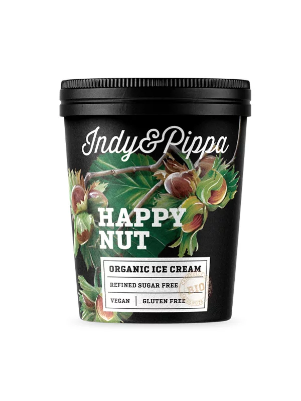 Indy & Pippa Sladoled Happy Nut - Organski u čašici od 450ml