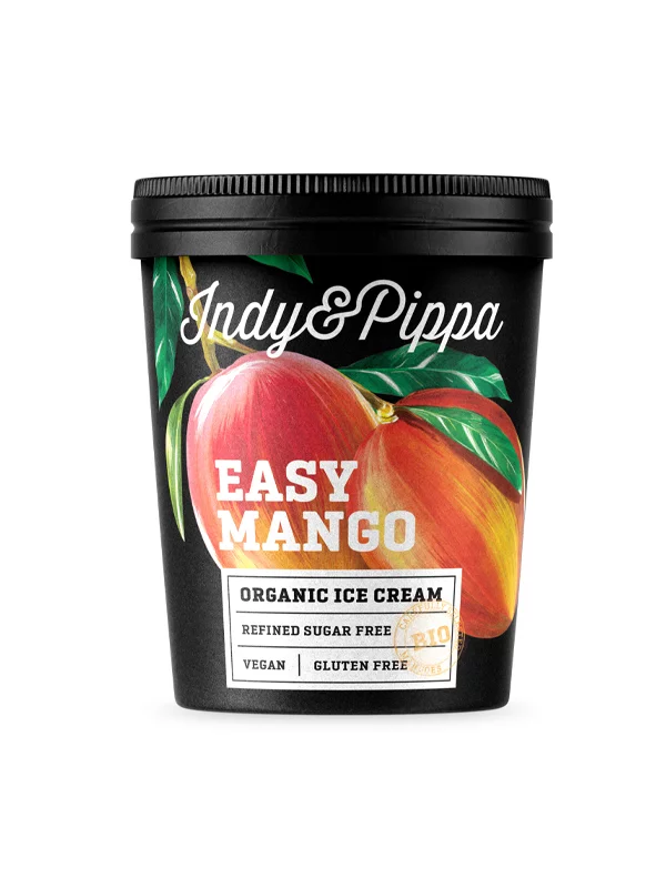 Indy & Pippa Sladoled Easy Mango - Organski u čašici od 450ml