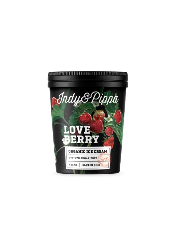 Indy & Pippa Sladoled Love Berry - Organski u čašici od 125ml
