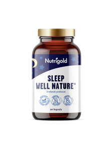 Nutrigold Sleep Well Nature veganske kapsule u smeđoj bočici
