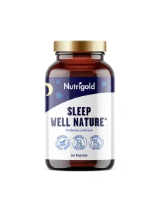 Nutrigold Sleep Well Nature veganske kapsule u smeđoj bočici
