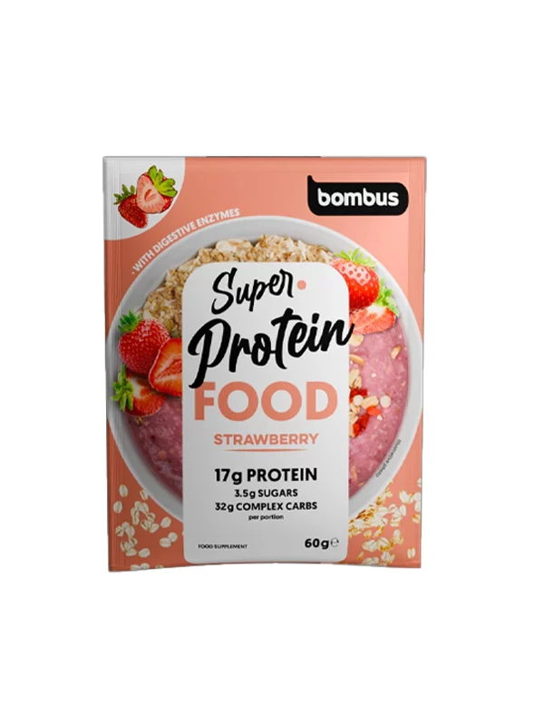 Super protein kaša Jagoda - 60g Bombus