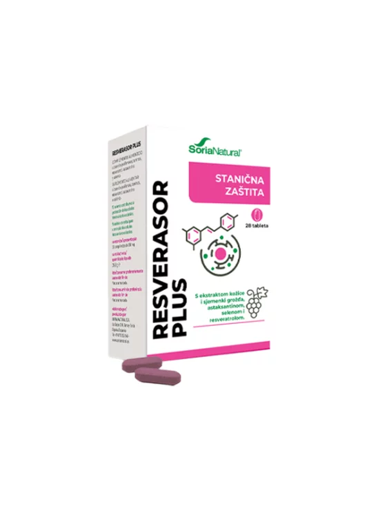 Resverasor plus 950 mg- 28 kom Soria Natural