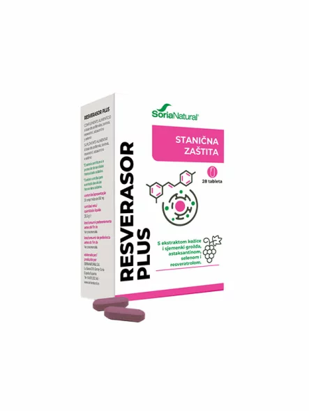 Resverasor plus 950 mg - 28 kom Soria Natural