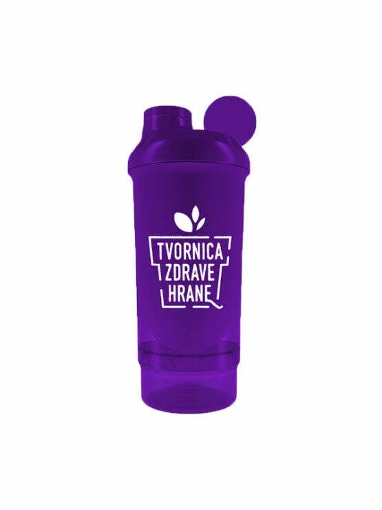 Smart Shaker zapremnine 500 ml s dodatnom posudom od 150ml u ljubičastoj boji