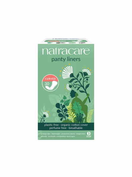 Natracare dnevni ulošci 30 komada u pakiranju od recikliranog kartona.
