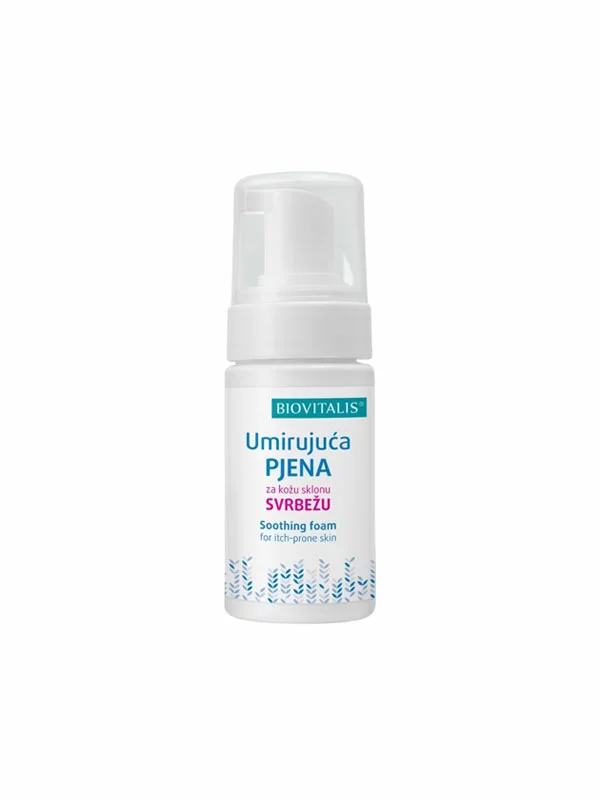 Umirujuća pjena za kožu sklonu svrbežu - 100 ml  Biovitalis