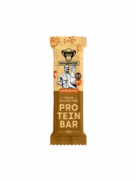 Proteinska pločica Kava & Orašidi - Organska 45g Chimpanzee