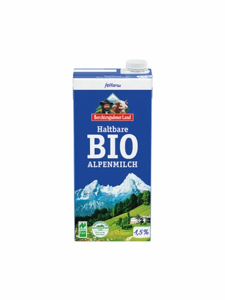 Alpsko trajno mlijeko 1,5% - Organsko 1000ml Berchtesgadener Land