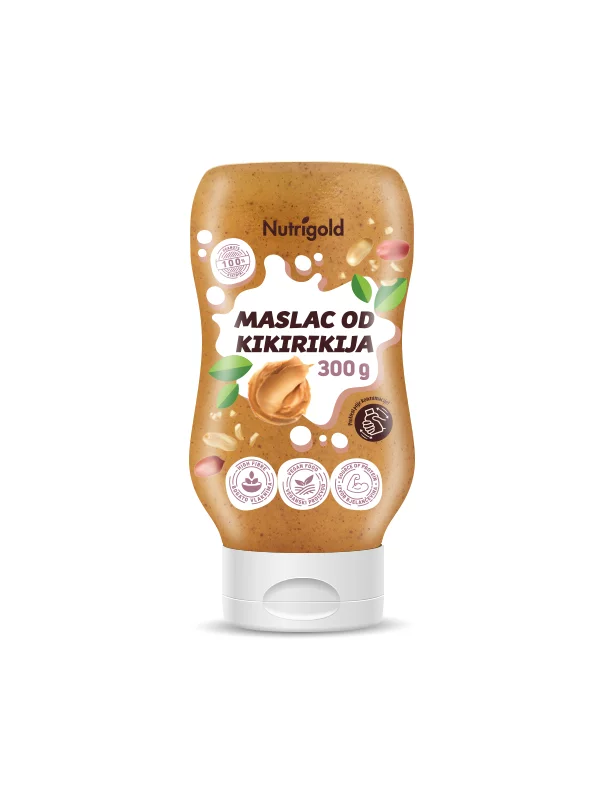 Maslac od kikirikija - Squeeze 300g Nutrigold