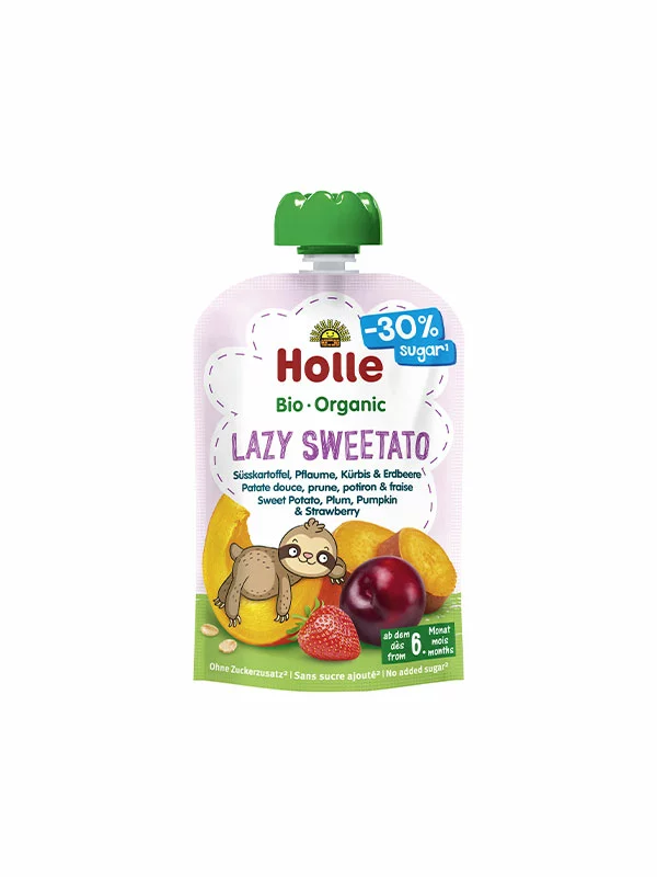 Pire od batata, šljive, bundeve i jagode ''Lazy Sweetato" (od 6. mjeseca) - Organski 100g Holle