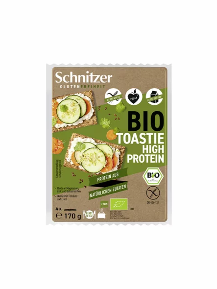 Proteinski tost kruh Bez glutena - Organski 170g Schnitzer