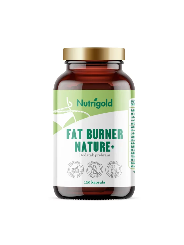 Fat Burner Nature+ - 120 vegan kapsula Nutrigold