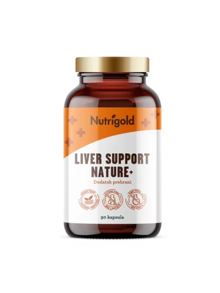 Liver Support Nature+ - 90 vegan kapsula Nutrigold