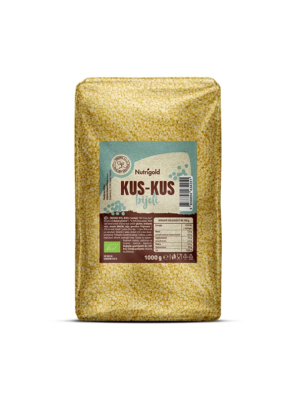 Kus kus bijeli - Organski 1000g Nutrigold