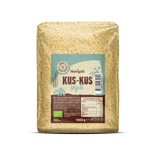 Kus kus bijeli - Organski 1000g Nutrigold