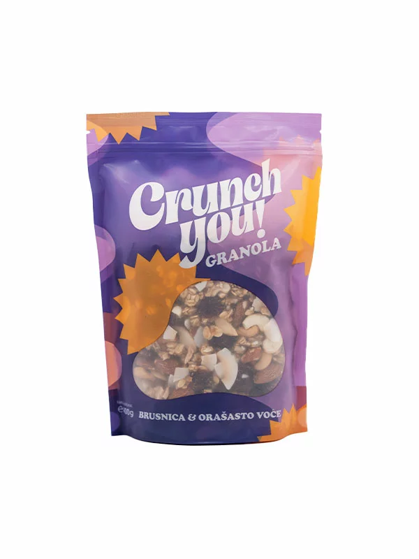 Granola Brusnica & Orašasto voće - 400g Crunch you!