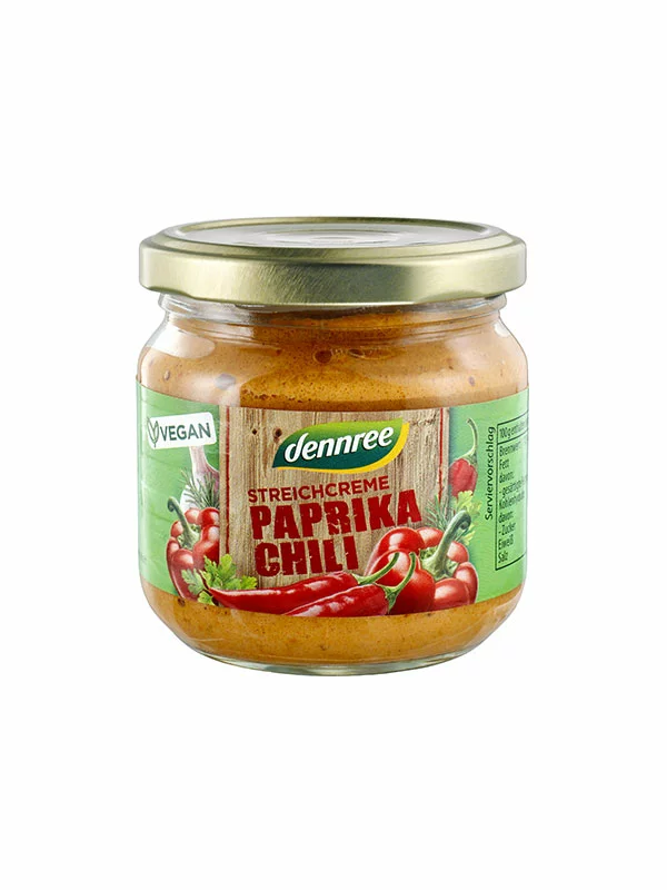 dennree organski Namaz Paprika & Čili u staklenci od 180g.