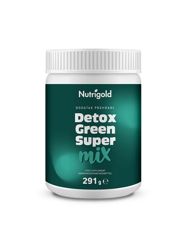 Detox Green Super Mix - Organski 291g Nutrigold