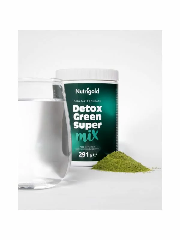 Detox Green Super Mix - Organski 291g Nutrigold