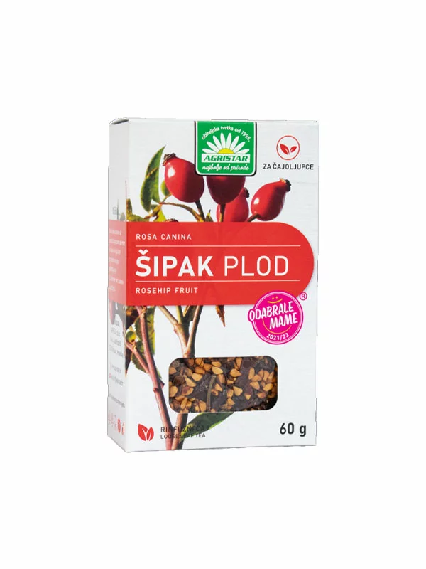 Čaj šipak plod - 60g Agristar