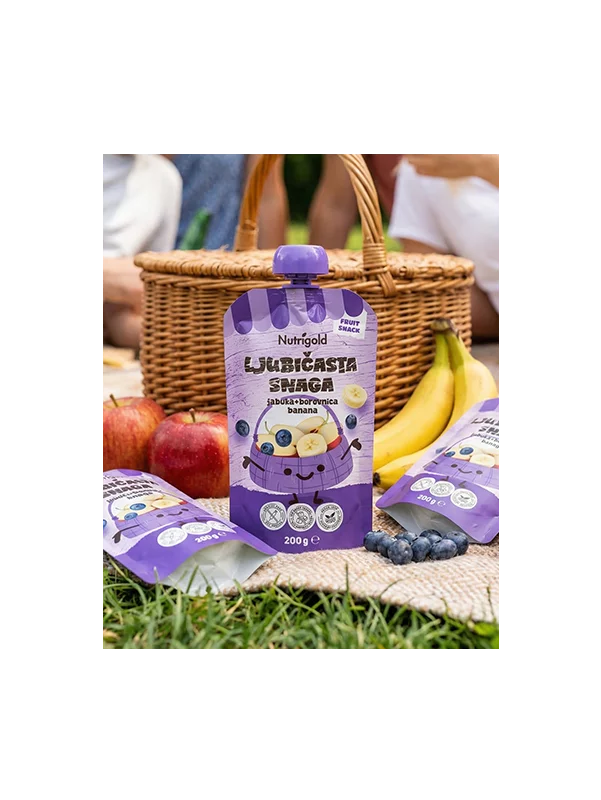 Voćna kaša Ljubičasta snaga - 200g Nutrigold