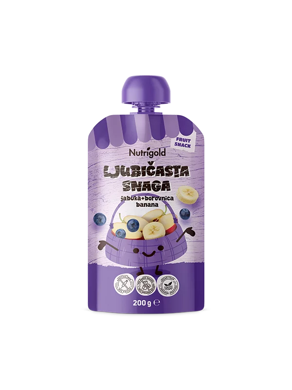 Voćna kaša Ljubičasta snaga - 200g Nutrigold