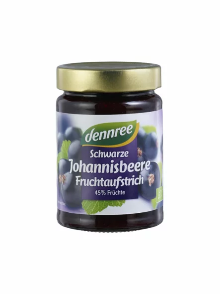 dennree organski džem od crnog ribiza u staklenci od od 340g.