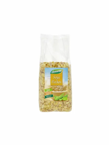 dennree organske pahuljice od soje u pakiranju od 500 g.