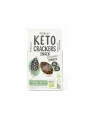 JFOODS SA organski hrskavi KETO krekeri s okusom špinata u pakiranju od