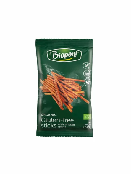 Biopont organski štapići Bez glutena Smokey u pakiranju od 45g.