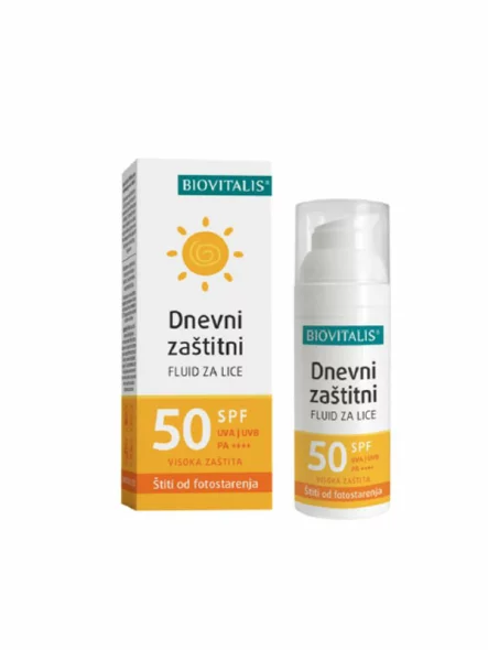 Dnevni zaštitni fluid za lice SPF 50 - 50ml Biovitalis