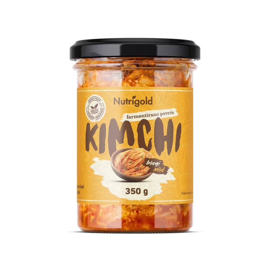Nutrigold Kimchi Blagi - Fermentirano povrće u staklenoj ambalaži od 350g