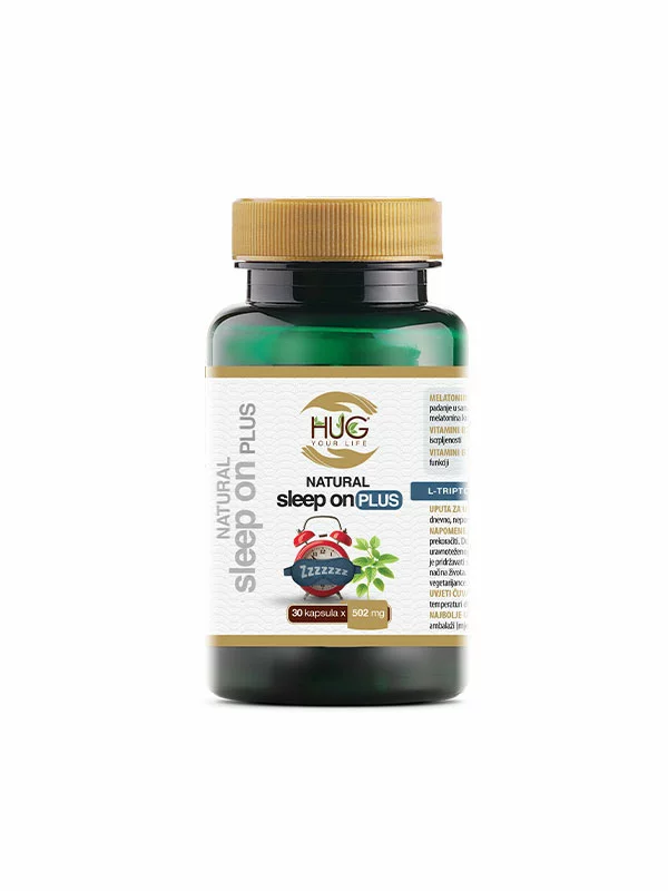 Natural Sleep On PLUS Kapsule 30 x 502mg - Hug Your Life