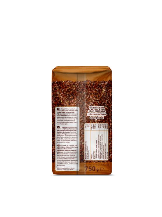 Nutrigold Lanene sjemenke u prozirnoj plastičnoj ambalaži 750g