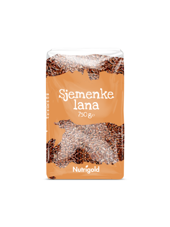 Nutrigold Lanene sjemenke u prozirnoj plastičnoj ambalaži 750g
