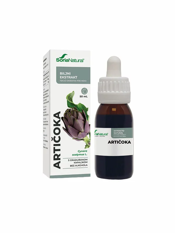 Soria Natural Artičoka kapi – prirodni ekstrakt u bočici od 50 ml