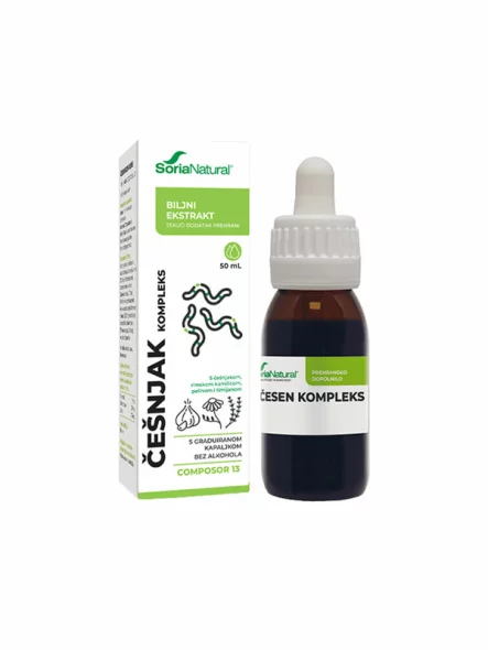 Soria Natural Češnjak prirodni kompleks u bočici od 50 ml