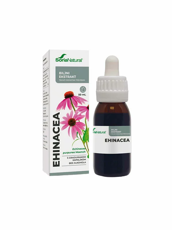 Soria Natural Ehinacea prirodni kompleks XXL formula  u bočici od 50ml