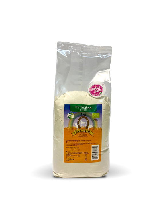 Eko Jazo organsko pirovo brašno tip 550 u pakiranju od1kg