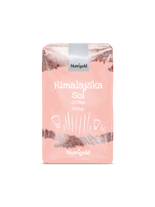 Nutrigold Himalajska sol sitno mljevena u plastičnoj ambalaži 1kg