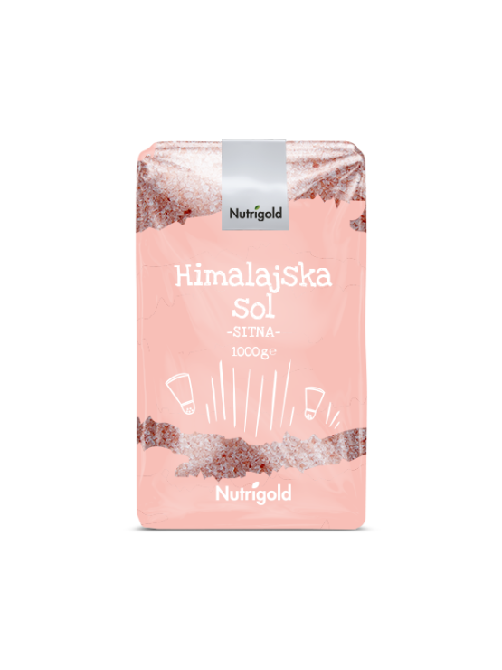 Nutrigold Himalajska sol sitno mljevena u plastičnoj ambalaži 1kg