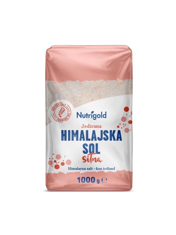 Nutrigold Himalajska sol sitno mljevena u plastičnoj ambalaži 1kg